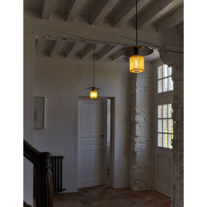 1 - Light Pendant, Silver, Silver, 7.5984" H x 14.9606" W x 14.9606" D