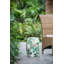 Tabouret de jardin en céramique à thème Jungle, table d'appoint multifonctionnelle avec graphiques guépard et jungle pour une utilisation intérieure et extérieure