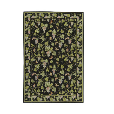 Handmade Wool Floral Area Rug
