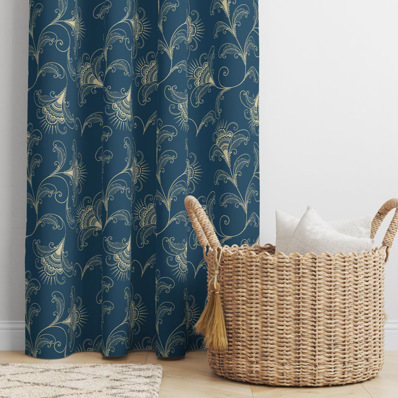 Semi Sheer Curtain Pair, 20" W x 52" L