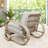 Dip Wicker Outdoor Lounge Chair