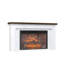 Gracie Oaks 68.7 " W Recessed Wall Mounted Electric Fireplace with BTU 5118