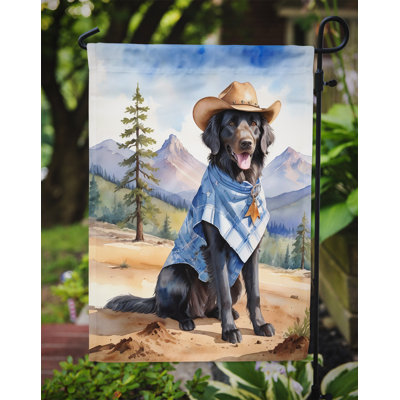 Drapeau Cowboy Welcome Garden