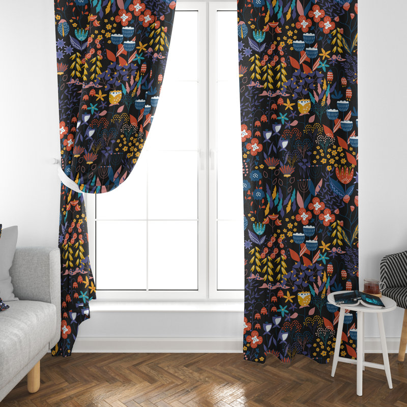 Jayceson Room Darkening Curtain, 56" W x 78" L