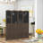 4-Panel Folding Room Divider With Blackboard-119456385