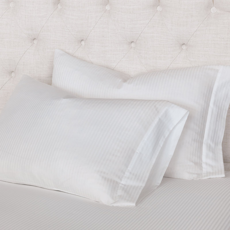 Emilio Pillow Case, White, King Pillowcase