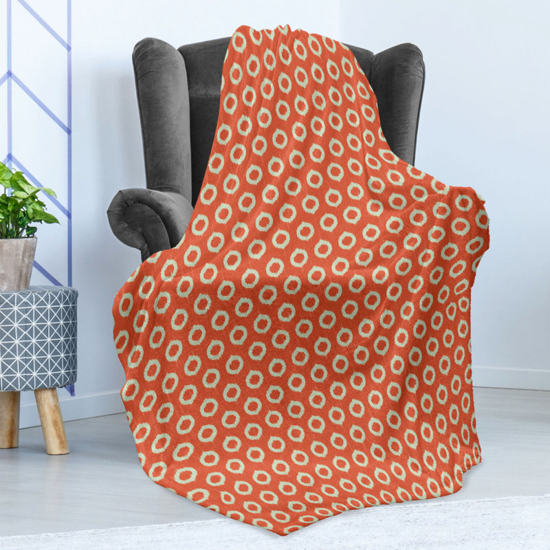 Hand Woven Throw Blanket, 60" W x 80" L