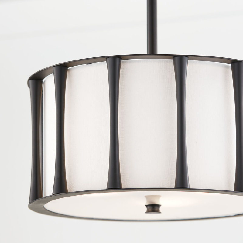 3 - Light Pendant, Matte Black