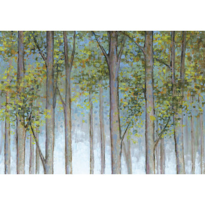 Green And Blue Forest - Wrapped Canvas Art Prints