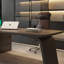 Bureau en bois massif Minimalist Luxe-800027316