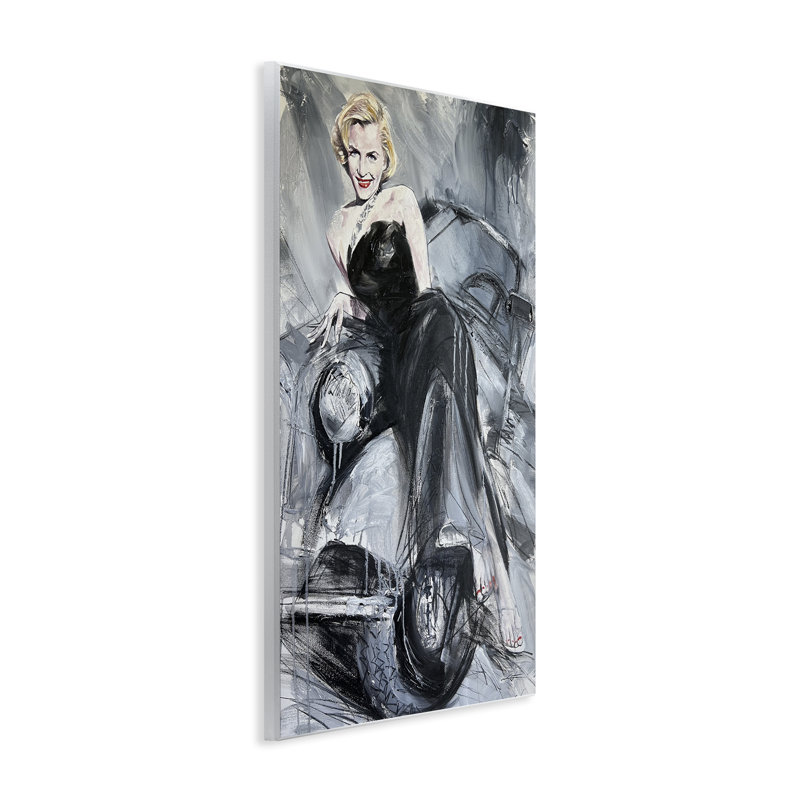Plaque murale Timeless Fashion Woman, design par Lucille Lee, H 15 po x l 10 po