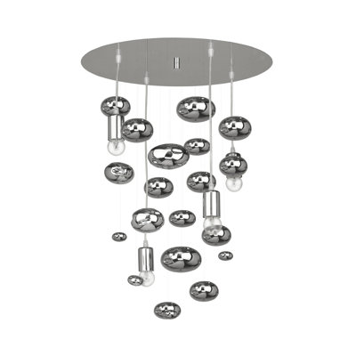 Guimond 4 - Light Chrome Cluster Pendant