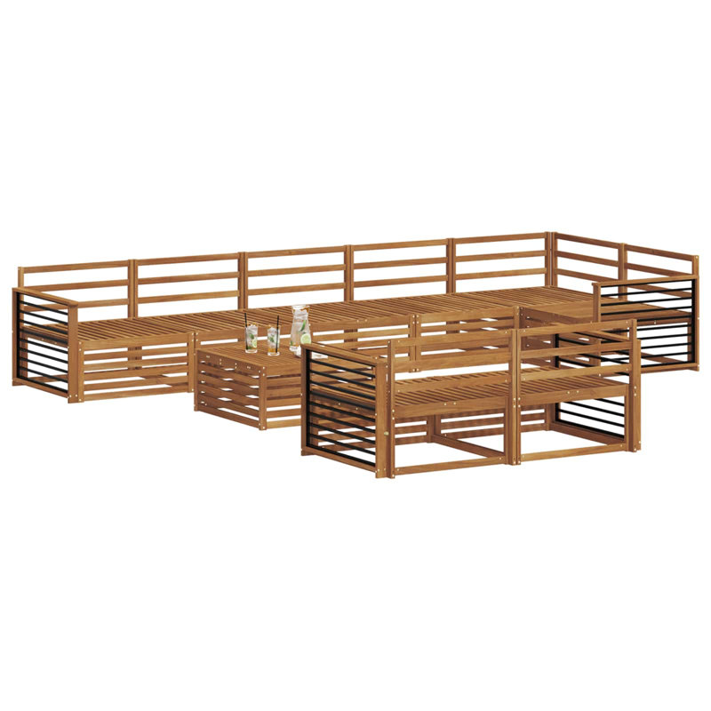 406cm Wide Patio Sectional Set