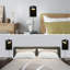 Aluminum LED Plug-in Armed Sconce