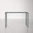 Orion Glass Top Metal Base Writing Desk-33064537