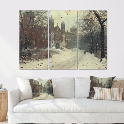 Gilia - College & University Buildings Wall Art Set