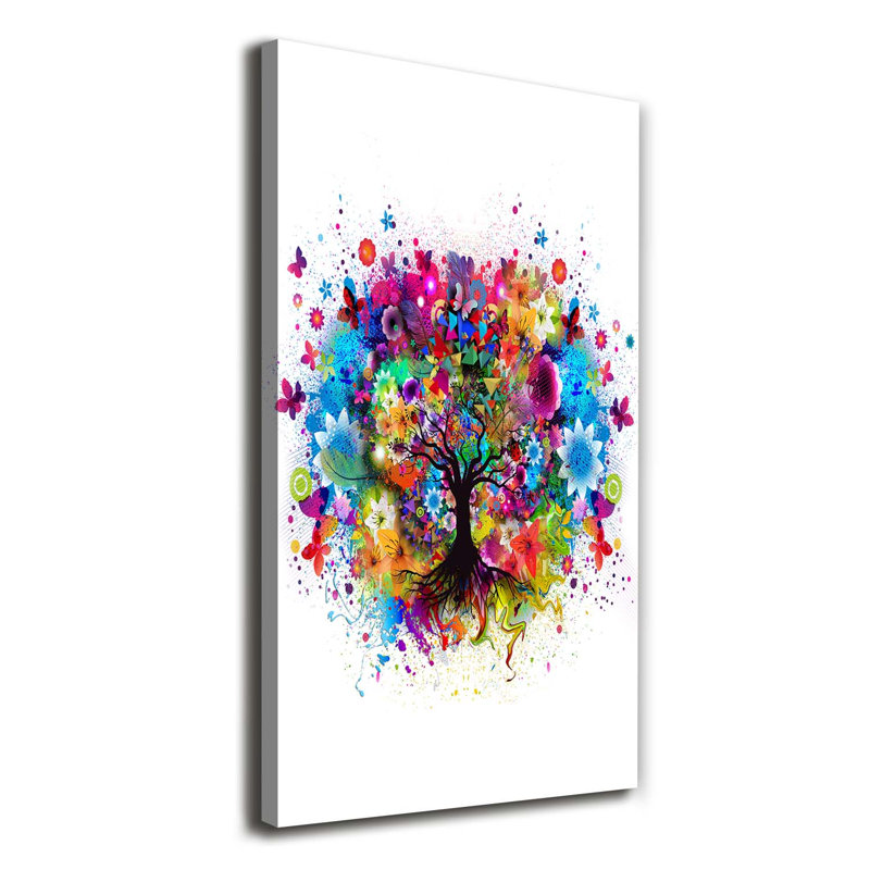Abstract Tree - Wrapped Canvas Print
