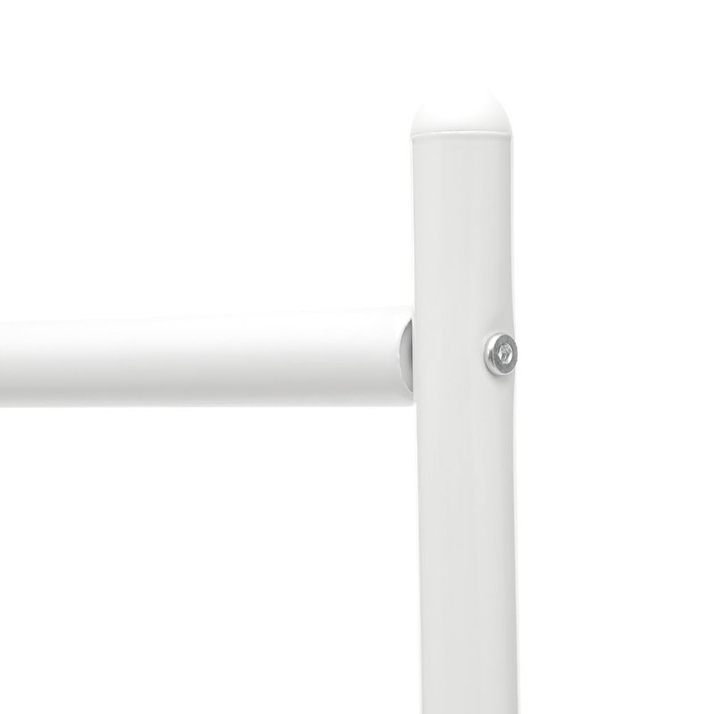 Charron 63cm Rolling Clothing Rack, White