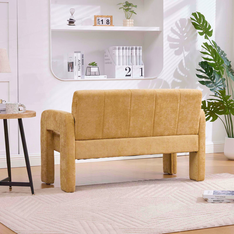 Fauteuil double Nordic, Jaune