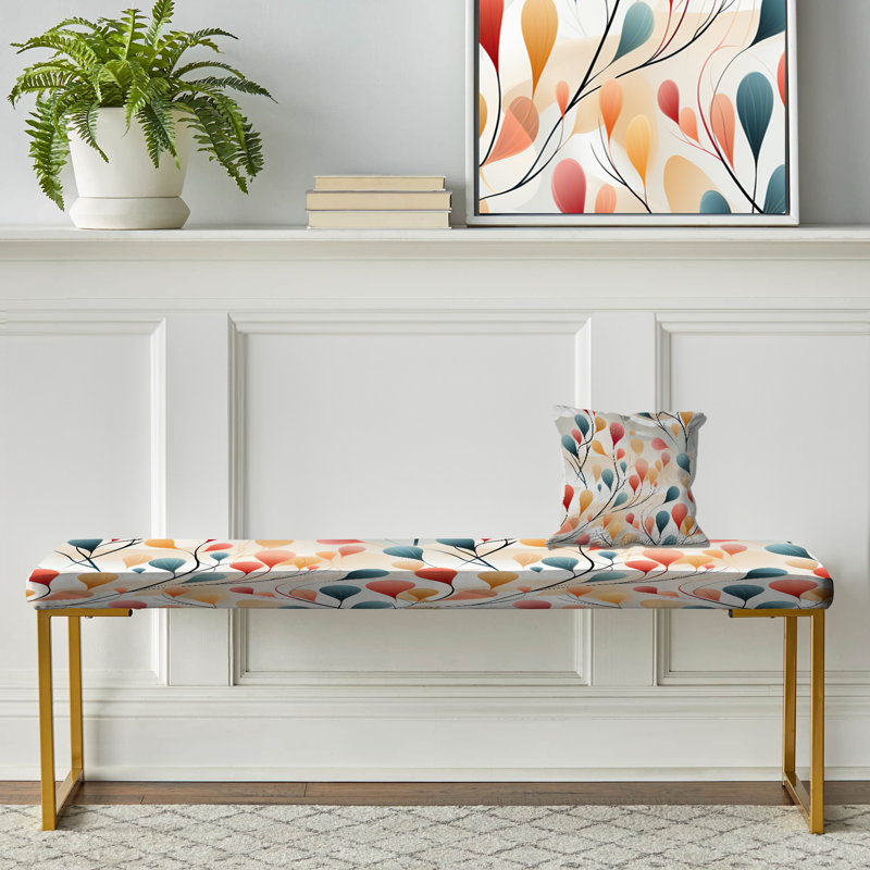 Banc rembourré or, Subtle Whispers