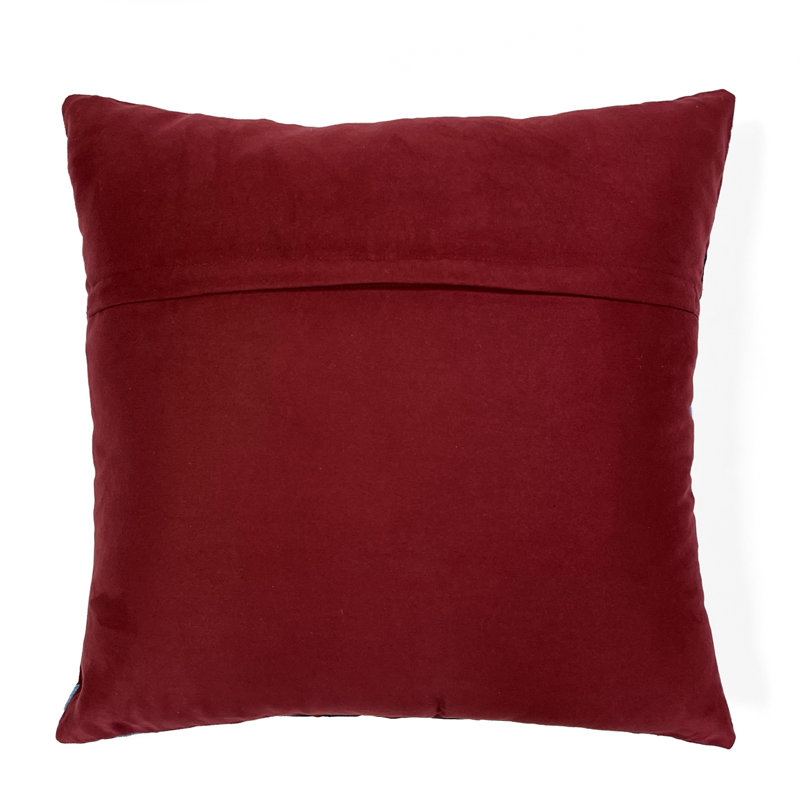  Housse de coussin carré et insert, Rouge