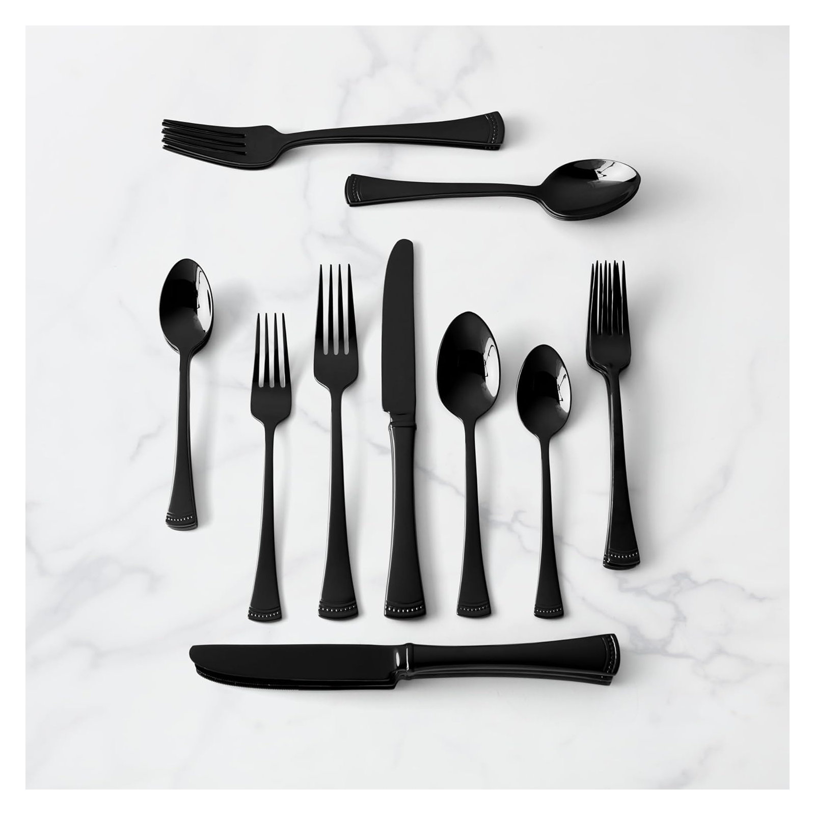 Lenox Portola 20-Piece Flatware Set, Black