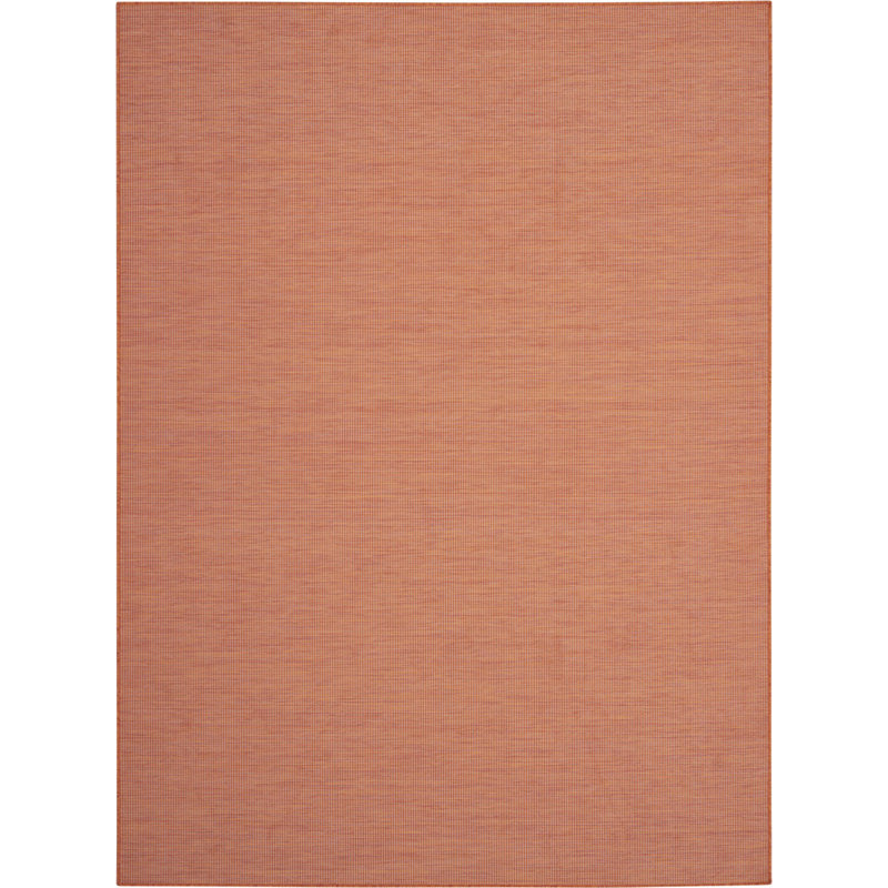 Tapis tissé à la machine 6 pi x 9 pi rouille
