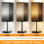 Ensemble de 2 lampes de table pour la chambre à coucher, à intensité variable 3 couleurs 18 po, avec chaînette et prises de courant, 2 ampoules incluses-117987400-117987404