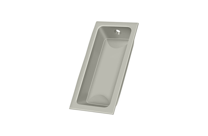 Flush 2 Center to Center Cup Pull, Brushed Nickel