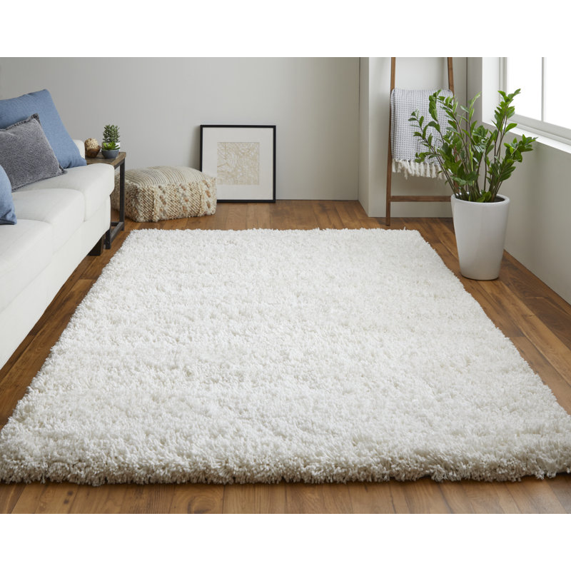 Tapis ivoire touffeté à la main Elsmere, Rectangle 9 pi x 12 pi