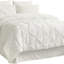 Édredon lit-dans-un-grand-lit-de-lit-de-lit-de-pin-ivoire avec draps, taies d'oreiller et taies décoratives-103425110-101518307