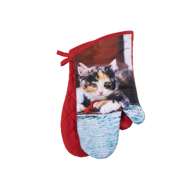 Ensemble de 2 mitaines de four (2 pièces) (Kitten Jouet)