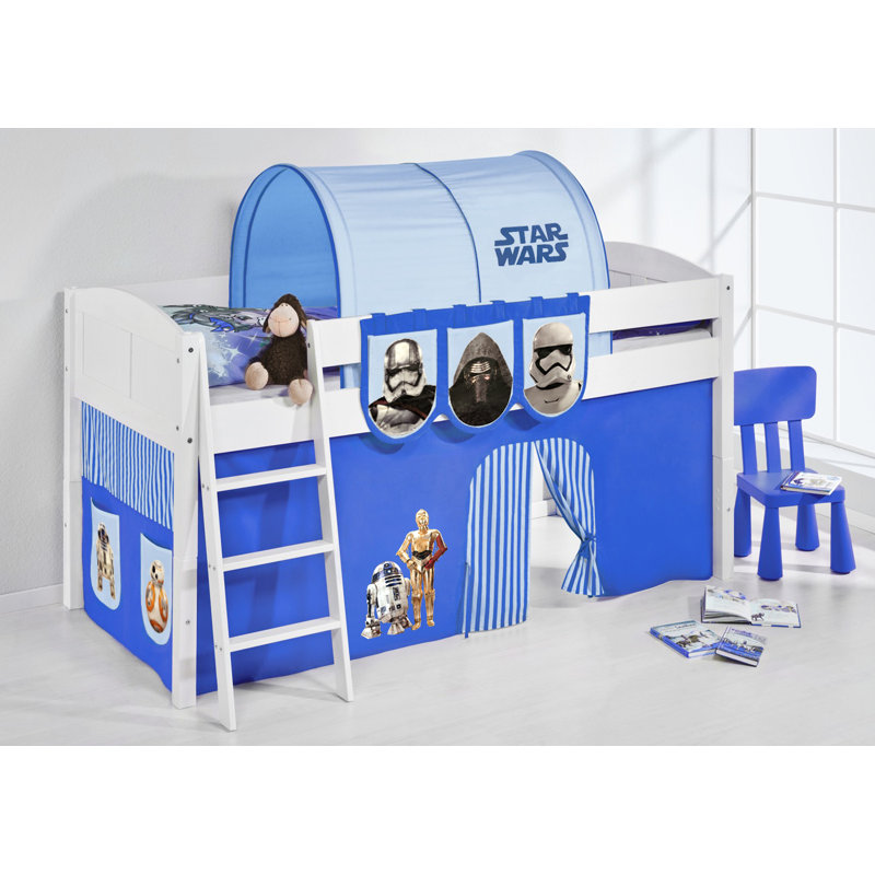 Star Wars Kids EU Single - 90 X 200 Cm Loft Bed, Blue