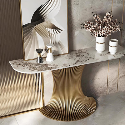 Luxury Style Entryway Console Table