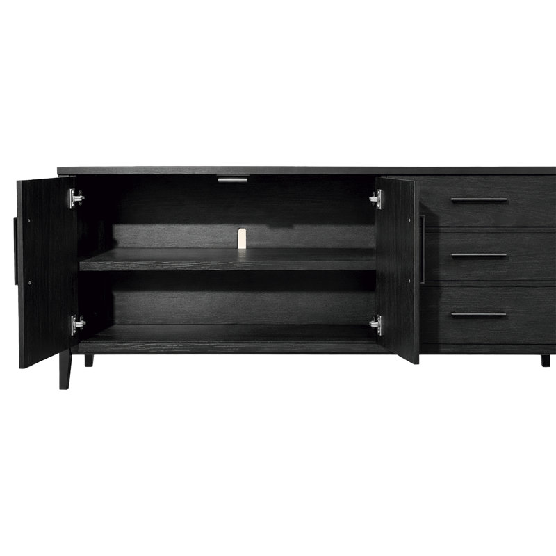 Hitomi 94'' Sideboard, Black Oak