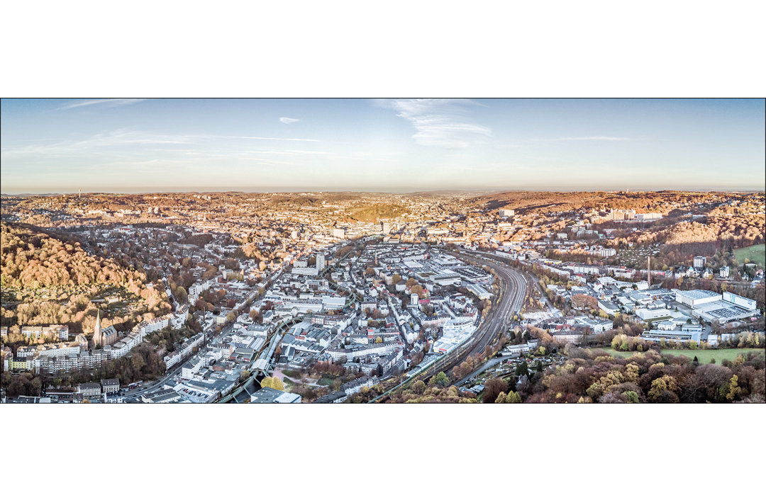 Wuppertal – Druck auf Floatglas