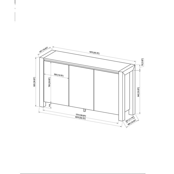 Dimensions du produit