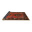 Tapis traditionnel rouge / noir Metsahovi-1108104645