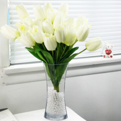 Fabric Tulip Arrangement in Vase