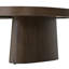 Table basse Formor - Placage de chêne brun rustique