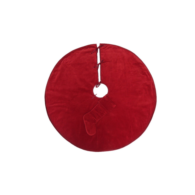 Velvet Tree Skirt, 72" W