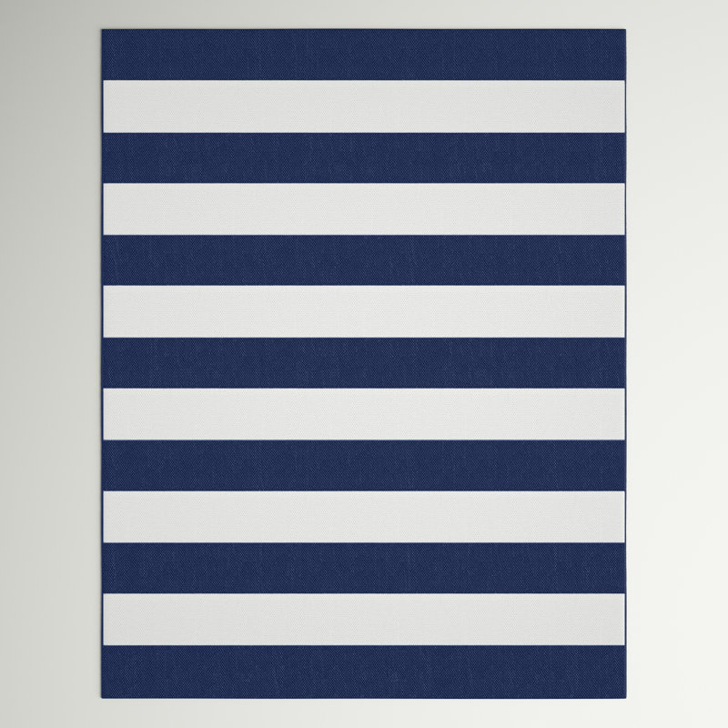 Mendocino Striped Indoor / Outdoor Rug, Rectangle 5'4" x 7'