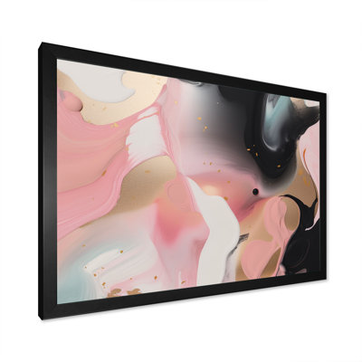 " Pink And Blue Transcendent Beauty In Marble Art VII "