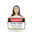 Enseigne en plastique 13 po x 20 po «Danger Do Not Touch Kill You»-119527202