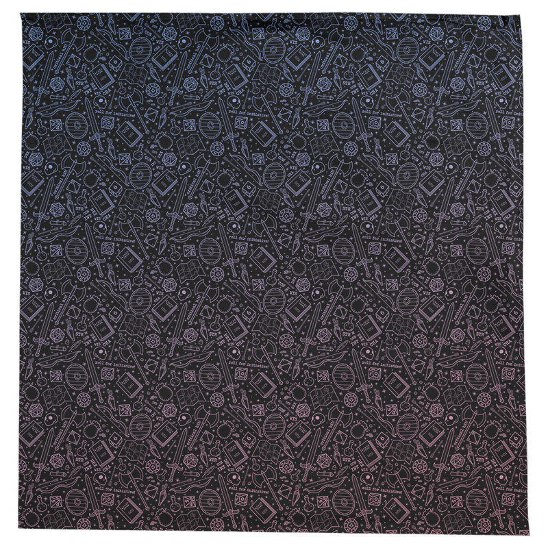 Leffel RPG Pattern Tablecloth, Blue/Pink