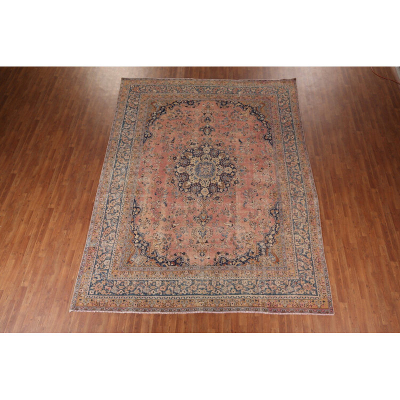 Tapis traditionnel rose 10x12