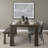 84" Brown Solid Wood Dining Table