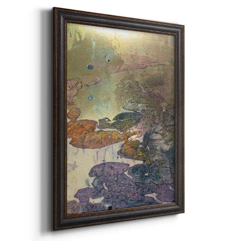 Toile encadrée de qualité supérieure Monet's Landscape III - prête à être accrochée, H 27 po x l 18 po x P 1 po