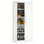Armoire de bureau verrouillable avec portes et 4 tablettes réglables-887286201