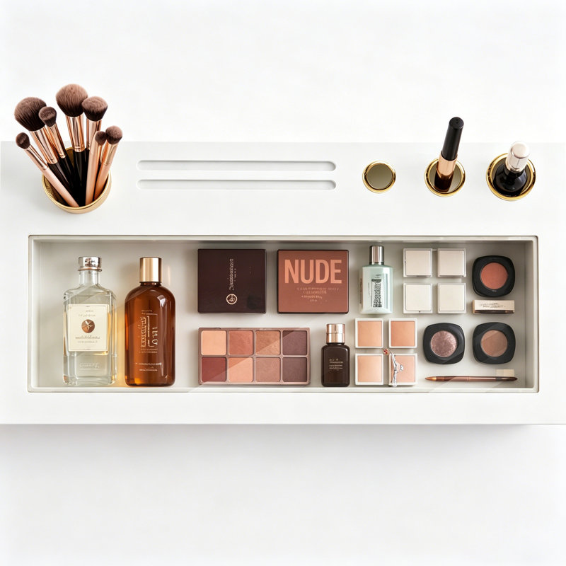 Renner 80cm 2-in-1 Floating Vanity & Wall Desk with Storage Drawer – Modern Space Saver
